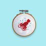 Lobster Mini Cross Stitch Kit, thumbnail 1 of 9