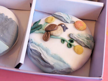 Personalised Hand Iced Coastal Inspired Letterbox Biscuits, 10 of 11