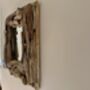 43cm Square Handmade Driftwood Wall Mirror, thumbnail 5 of 10