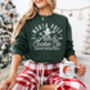 Milk And Cookies Christmas Sweatshirt, thumbnail 1 of 10