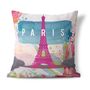 Paris, France Travel Themed Cushion, thumbnail 2 of 2