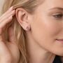 Sterling Silver October Tourmaline Birthstone Stud Earrings – 7mm, thumbnail 1 of 7