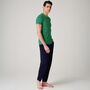 Men's 'Electric Lime' Bamboo Pyjama Set, thumbnail 2 of 7
