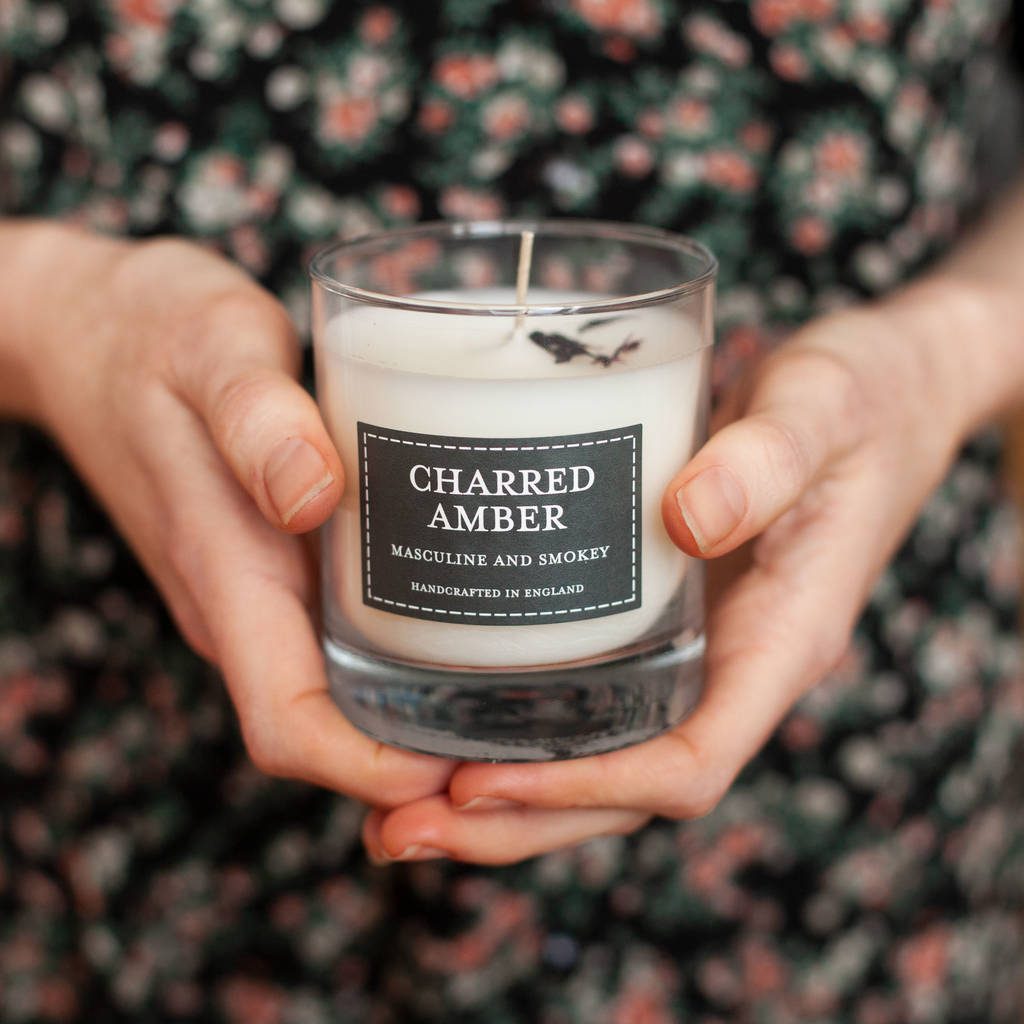 Scented Glass Candles With Petals 55 Hour Burn Time By The Country