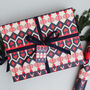 Luxury Fair Isle Christmas Wrapping Paper, thumbnail 1 of 2