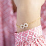 Personalised Infinity Bracelet With Pearl Detail, thumbnail 5 of 11
