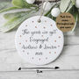 The Year We Got Engaged Personalised Decoration, thumbnail 2 of 3