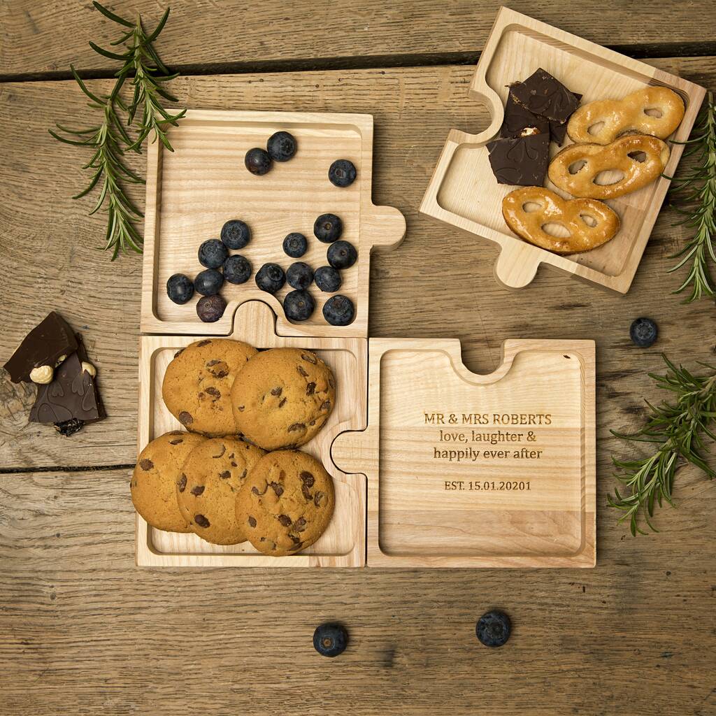 Personalised The Jigsaw Tray By Natural Gift Store