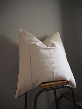 Mudcloth And Linen Scatter Cushion, 6 of 7
