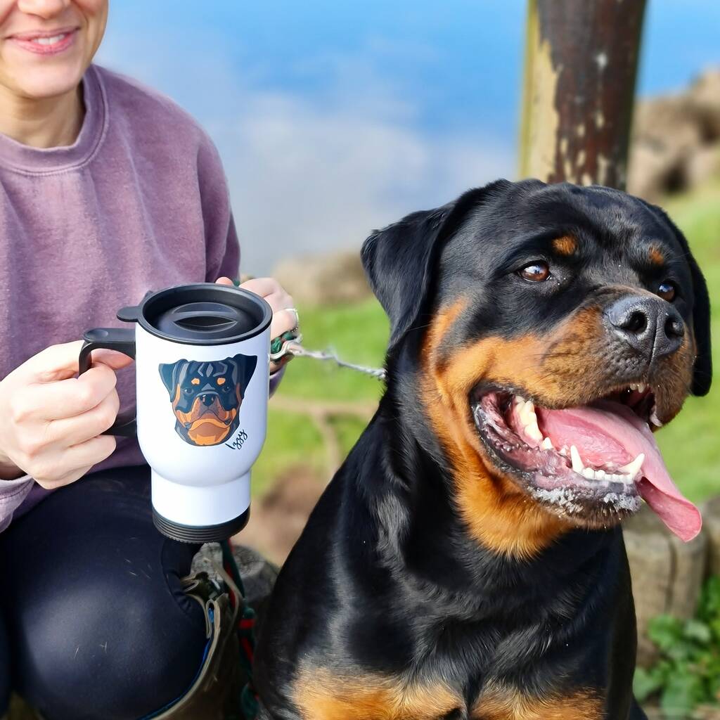Personalised Dog Lover Pet Travel Mug, 1 of 11