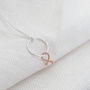 Sterling Silver Xo Hugs And Kisses Necklace, thumbnail 1 of 5