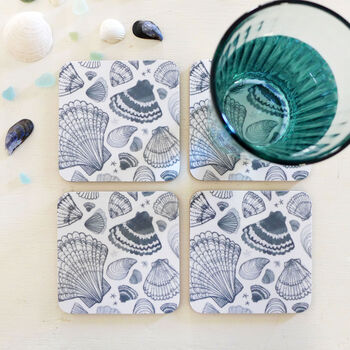 Set Of Four Seashells Coasters, 2 of 6