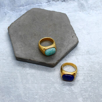 Chunky Stone Ring, 4 of 5