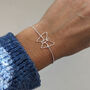 Sterling Silver Butterfly Bracelet, thumbnail 2 of 6