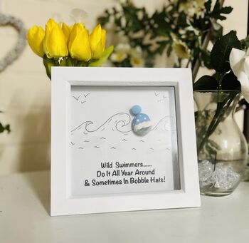 Personalised Wild Swimming Pebble Frame Mother's Day, 4 of 5