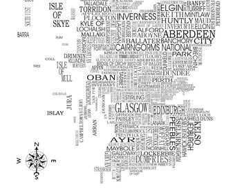 Scottish Word Map, 4 of 4