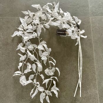 Artifical Glitter Hanging Leaves, 7 of 8