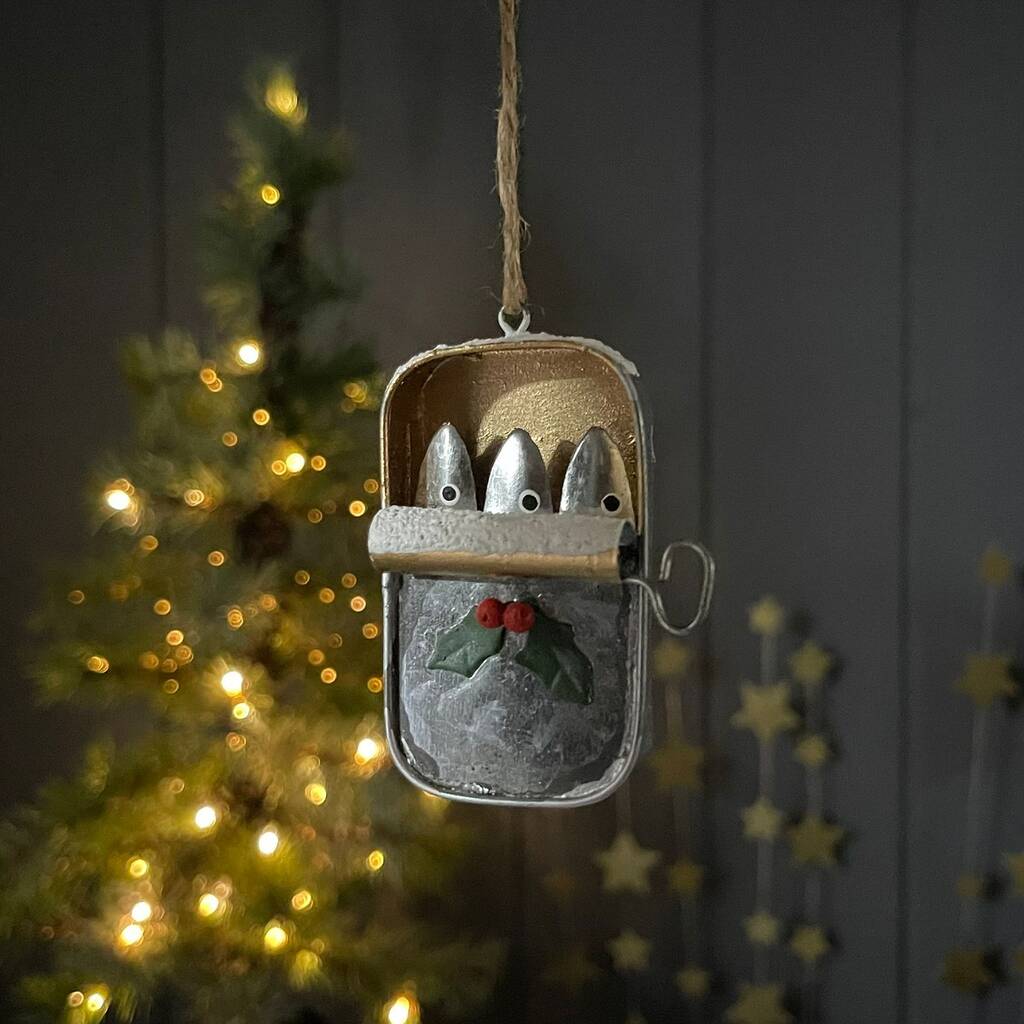 sardine christmas ornament