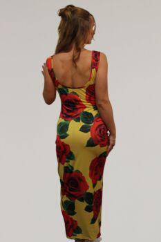 Sunshine Floral Stretch Maxi Dress, 2 of 3