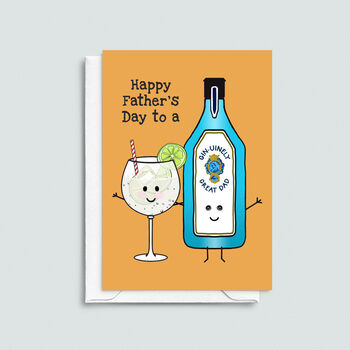 Gin Pun Father's Day Card, 2 of 2