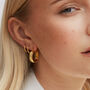 The Gold Heni Hoop Earrings, thumbnail 1 of 5