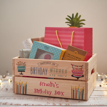 Personalised Birthday Treat Crate, 4 of 4