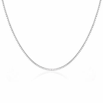Sterling Silver Boyfriend Curb Chain Necklace, 3 of 11