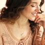 Personalised Family Small Wide Heart Charm Necklace, thumbnail 3 of 10