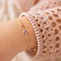 Mother And Two Children Birthstone Bracelet, thumbnail 1 of 9