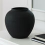 Large Black Vase, thumbnail 2 of 3