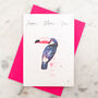 Mothers Day Plantable Seed Paper Toucan Card, thumbnail 4 of 7