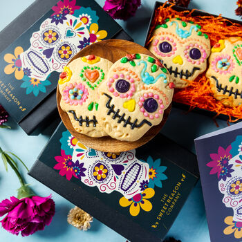 'Day Of The Dead' Luxury Biscuits, 2 of 3