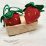 Catnip Toys, Scrumptious Strawberries Cat Toys, thumbnail 2 of 4
