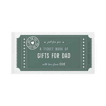 Personalised Book Of Giftable Tickets For Dad/Grandad, 10 of 12