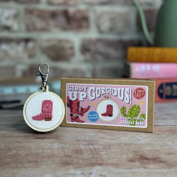 Giddy Up! Mini Matchbox Cross Stitch Kit, 7 of 7