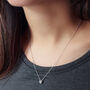 Emily And Ophelia Diamond Heart Necklace, thumbnail 3 of 4