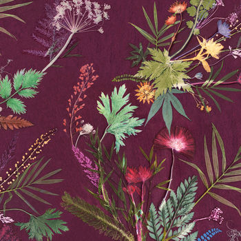Botanical Design Floral Statement Wallpaper, 3 of 4