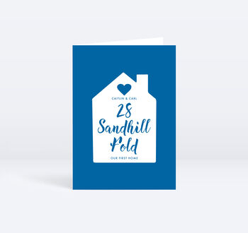 Home Address Personalised Greeting Card, 7 of 12