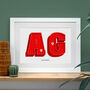 Liverpool, A To Z Football Prints And Posters, thumbnail 1 of 6