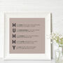 Personalised 'Mummy' Print, thumbnail 2 of 2