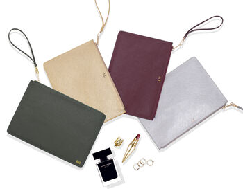 Leather Clutch Bag Choose From Five Colours, 5 of 9