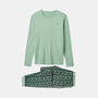 Men's Jolly Holly' Bamboo Pyjama Set, thumbnail 3 of 5