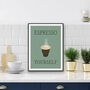 Espresso Yourself Kitchen Print, thumbnail 2 of 3