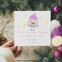 Merry Christmas Grandmother Love From The Bump Personalised Card, thumbnail 1 of 4