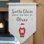 Stop Here Personalised Christmas Flag, thumbnail 1 of 4