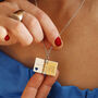Pocket Book Flip Message Necklace, thumbnail 1 of 12