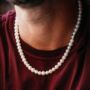 Mens Freshwater Pearl Chain Necklace, thumbnail 4 of 8