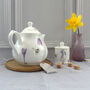 Bee And Spring Flowers Four Cup China Teapot, thumbnail 5 of 9