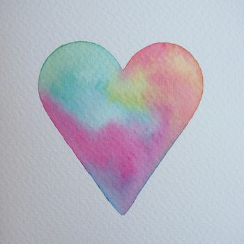 Handmade Pastel Heart Engagement/ Valentine/ Love Card, 2 of 8