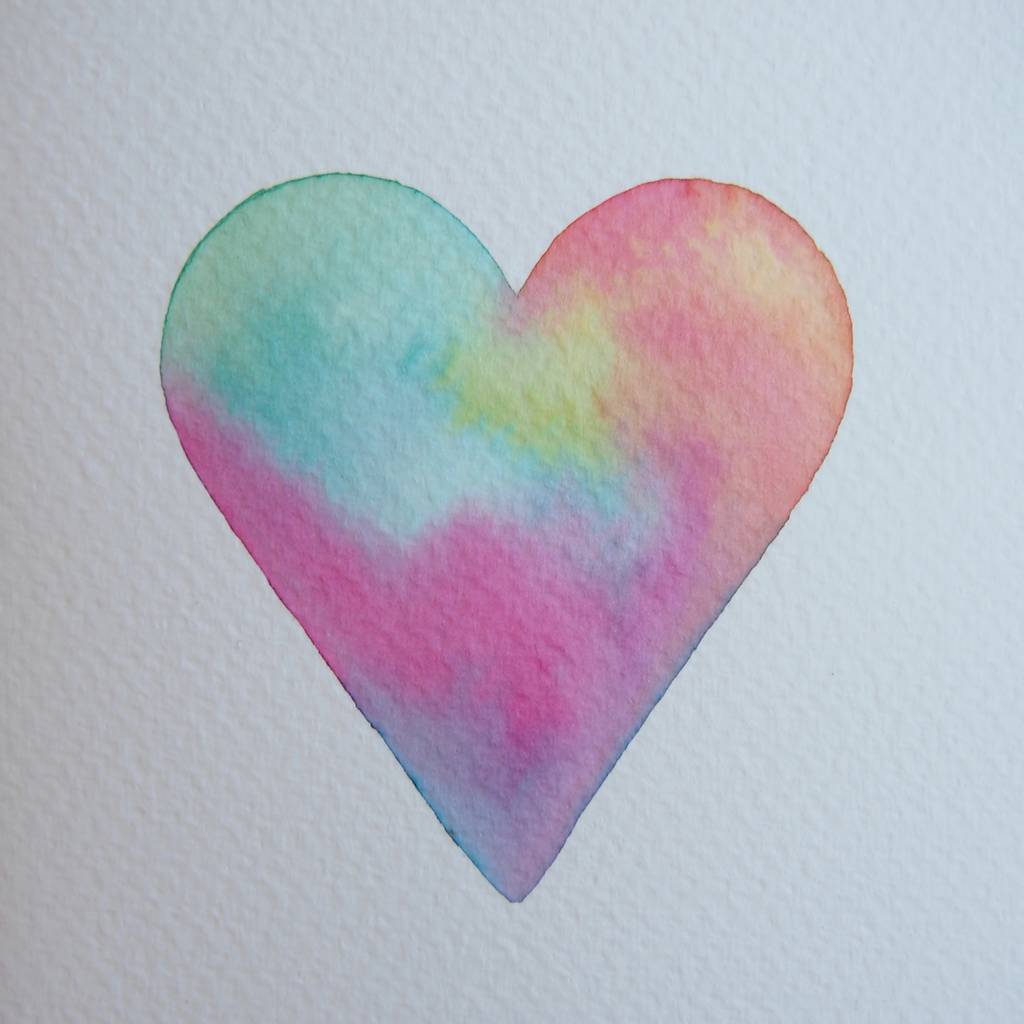 Handmade Pastel  Heart Engagement Valentine Love  Card By 